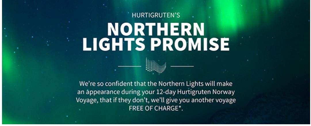 Northern Lights Guarantee from Hurtigruten