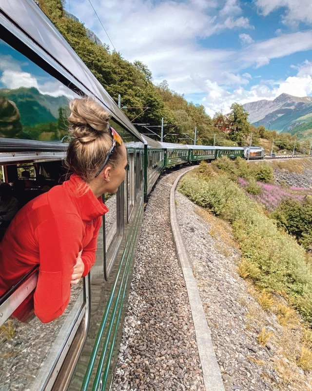 Rail Travel in Norway: Flam Railway Image