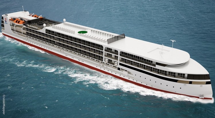 Launching ceremony of a 5-star cruise ship MS "Mustai Karim" Image