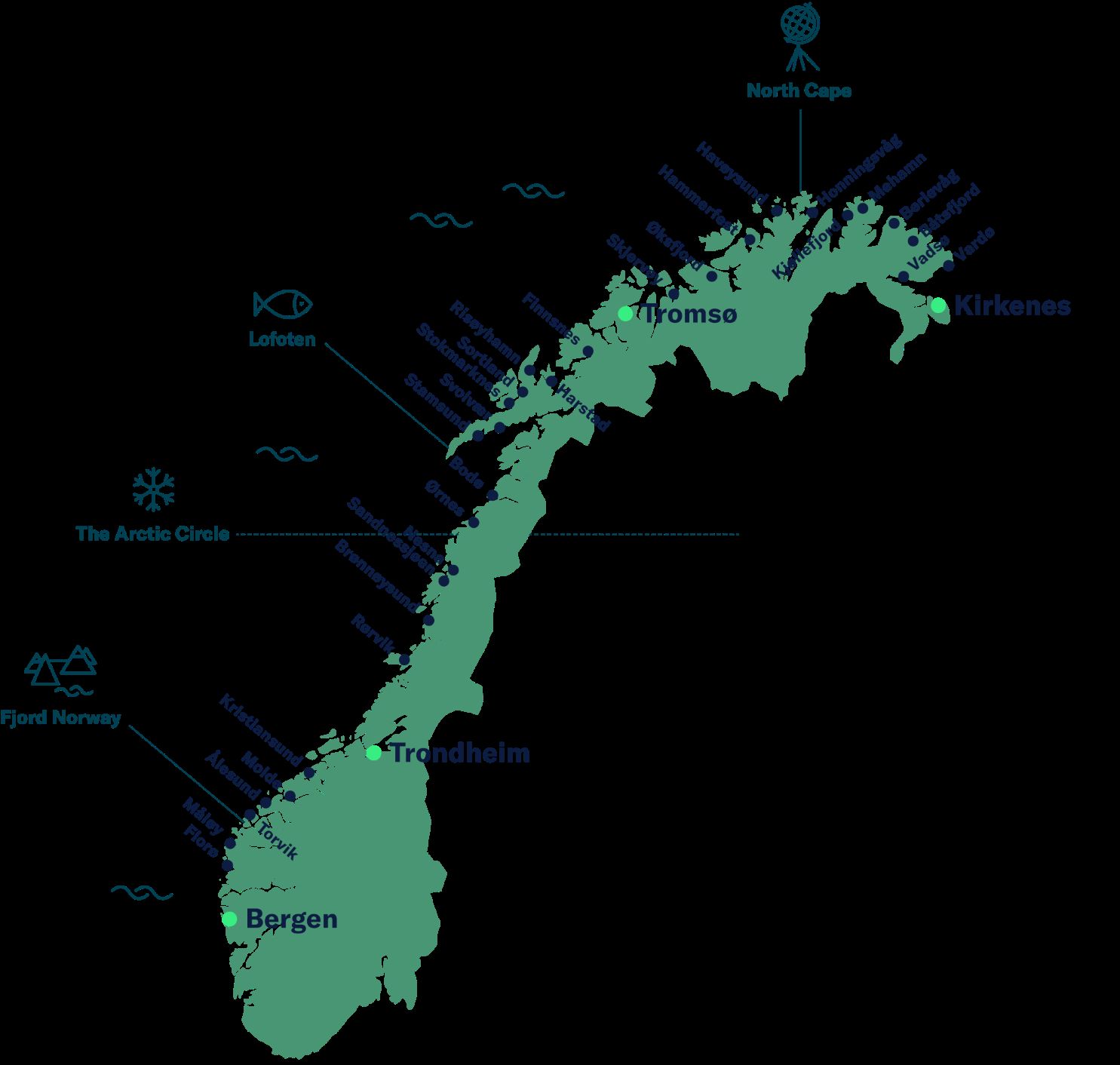 Roundtrip Norway Coastal Voyage 2022-2023